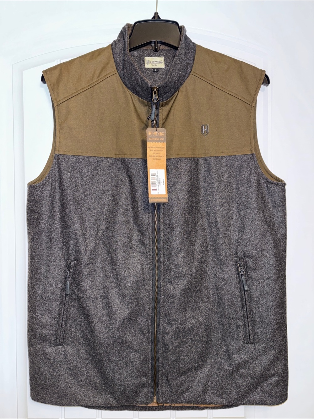 Mens Wool Vest Size Large